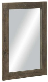 Specchio Da Bagno 50x3x70 Cm İn Legno Massello Di Mango /