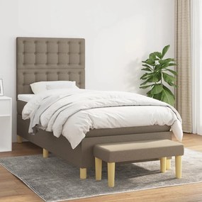 Giroletto A Molle Con Materasso Tortora 90x200 Cm İntessuto /