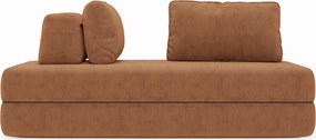 Rift divano letto matrimoniale 2 posti e 3 posti con schienali mobili - materasso alto 24 cm e memory foam in tessuto smacchiabile T31