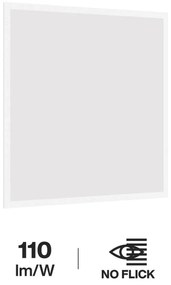 Pannello LED 60x60 40W IP40 110lm/W No Flickering CLASSE II Colore Bianco Caldo 2.700K