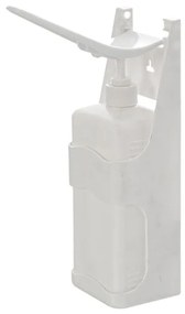 Dispenser sapone liquido a muro 1000 ml bianco in plastica
