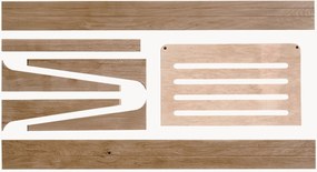 Set di conversione per letto in legno di quercia fatto a mano Nature 2.0