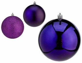 Set di palline di Natale Viola Plastica 10 x 11 x 10 cm (12 Unità)