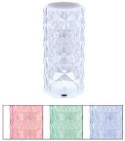 Globo 28071K - Lampada da tavolo LED RGB ricaricabile GIXI LED/0,6W/3,7V 500mAh