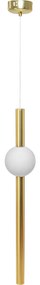 Lampada Da Soffitto Pensile Lungo LED Bianco Oro APP475-CP