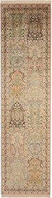 Cashmere Silk Tappeto 300 x 80 (Indian) Annodato A Mano