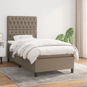 Giroletto A Molle Con Materasso Tortora 100x200 Cm İn Tessuto /