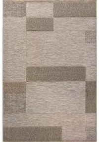 Tappeto Garden geometrico beige, L 190 x L 133 cm