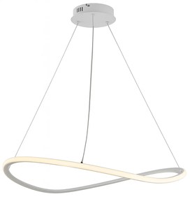 Sospensione Moderna Darwin Plastica Bianca Led 40W Dimmerabile 3000-4000-6000K