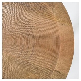 Tavolino in legno di mango , ⌀ 60 cm Dendron - Zuiver