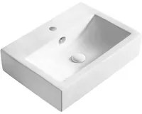 Lavabo da appoggio 54x40.5 cm, colore bianco