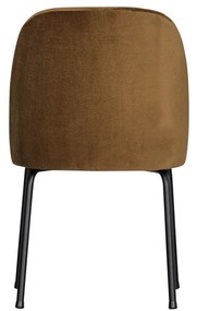 Sedie da pranzo in set color senape in velluto 2 pz Vogue – WOOOD