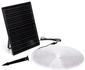 Aigostar - Striscia solare LED dimmerabile 20W 3,2V 20m 6500K IP65 + DO