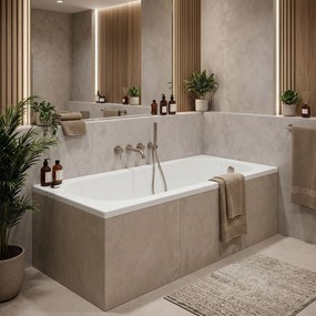 Vasca da bagno acrilica da incasso Rea Gloria 150
