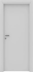 Porta interna a battente Smoke in legno colore grigio, L 80 x H 210 cm, apertura reversibile