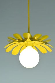 Bohemia-Design - Lampada a sospensione con cavo 1xE27/60W/230V gialla