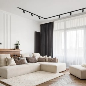 Faretto per sistema a binario PARIGI 6xGU10/10W/230V +2x1 m rotaia sistema