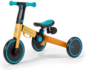 KINDERKRAFT 3in1 4TRIKE bici per bambini giallo/turchese