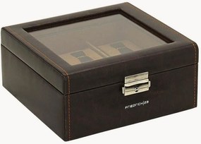 Cofanetto per orologi in similpelle Bond per 6 orologi