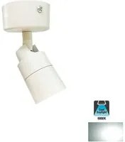 FARETTO LED SOFFITTO ORIENTABILE 5W LUCE FREDDO MODERNO BIANCO APPLIQUE SPOT LED