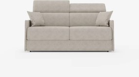 Miryam Divano letto con poggiatesta reclinabili e comfort maxi - design compatto in morbido tessuto smacchiabile T31