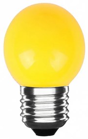 Lampadina Led E27 G45 a sfera 3W Gialla LedLedITALIA