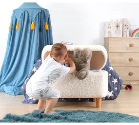 Pouf PIXI 37x61 cm bianco