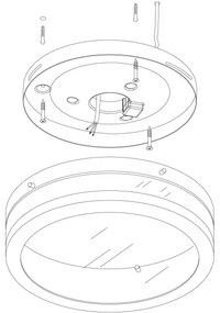 Eglo 94998 - Lampada LED da bagno LED PALERMO 1xLED/11W/230V IP44