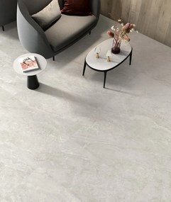 Pavimento Rivestimento 60x120 Cm Effetto Marmo In Gres Porcellanato Silver Lucido Ceramica Sant Agostino Trumarmi CSATMSIK12