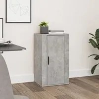 Credenza Grigio Cemento 40x33x70 cm in Legno Multistrato cod mxl 12596