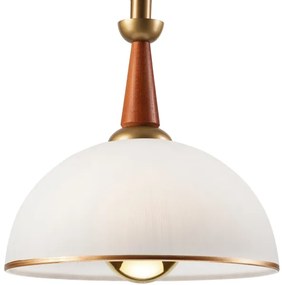 Lampadario a scomparsa CHIARA 1xE27/60W/230V marrone scuro/faggio