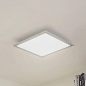 Pannello LED Arcchio Lyndra, 40 cm, argento, alluminio, dimmerabile, CCT