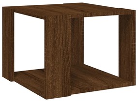 Tavolino salotto rovere marrone 40x40x30cm legno ingegnerizzato