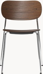 Sedia da pranzo in metallo e legno Co