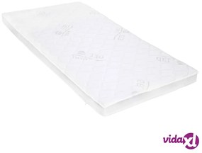 vidaXL Coprimaterasso 120x200 cm Schiuma di Gel 7 cm