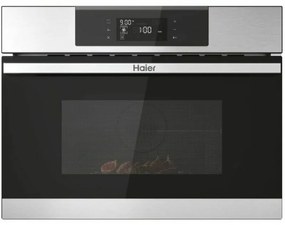 Haier Full Touch Serie 2 HWO45NB2H0X1 Forno Microonde da incasso combinato 44 Litri Inox-nero