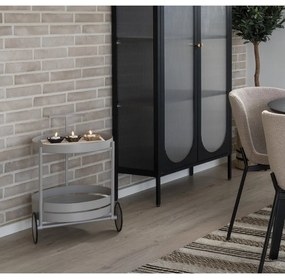 Tavolo da portata in metallo su ruote 40x49,5 cm Beja - House Nordic