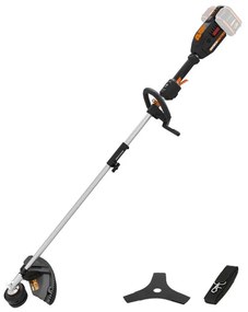 Decespugliatore a batteria brushless 40V in polipropilene WORX Powershare WG186E.92 impugnatura a d, testa in nylon 2 fili, batteria non inclusa