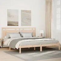 Giroletto Extra Lungo senza Materasso 180x210 cm Legno Massello 3309191