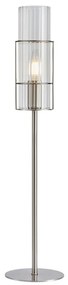 Markslöjd 108558 - Lampada da tavolo TUBO 1xE14/40W/230V 65 cm cromo lucido/clear