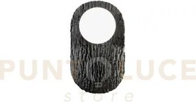 Applique a parete led hockey nero in metallo e alluminio 6w 700lm c...