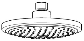 GROHE 27492000 - Soffione doccia EUPHORIA COSMOPOLITAN O 180 mm cromo lucido