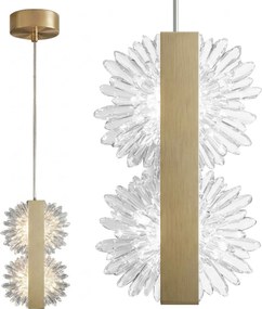 Lampada da soffitto LED G148-2CP Gold Brush
