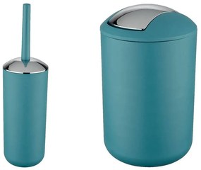 Set di accessori da bagno in plastica color petrolio Brasil - Wenko