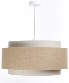 Lampadario a sospensione con filo DOBLO 1xE27/60W/230V beige/color crema