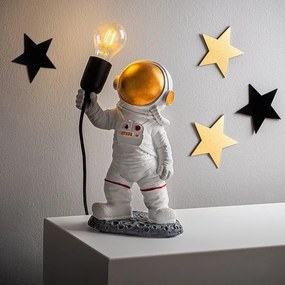 Lampada per bambini ASTRONAUT 1xE27/40W/230V rame/bianco