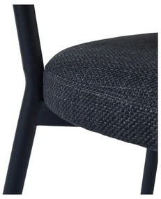 Sedia da pranzo grigio scuro Fowler - Unique Furniture