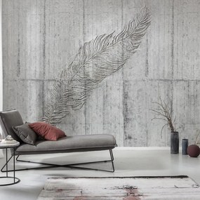 Fotomurale Concrete feather, multicolore