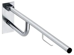 Supporto con staffa 10,3x25,3 cm acciaio inox/argento