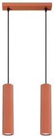 Lampadario color mattone Gleam – Sollux